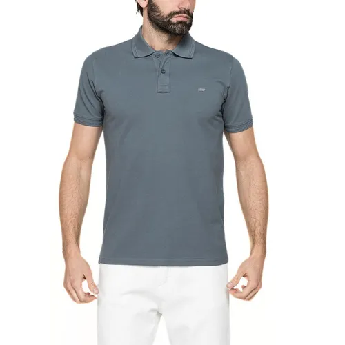 Áo Polo Nam Carrera Jeans T819B075AL_859 Màu Xám Size M