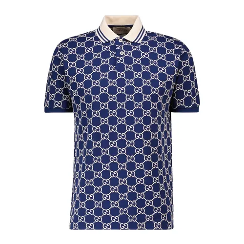 Áo Polo Nam Gucci 598956 XJBOU 4115 Màu Xanh Navy Size XS