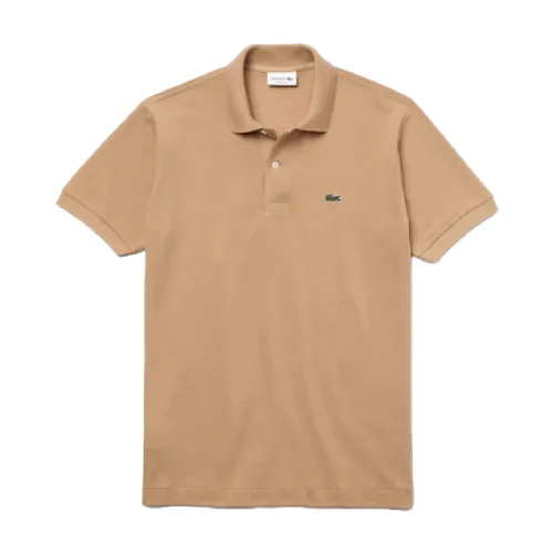 Áo Polo Nam Lacoste Regular Fit Beige Polo Shirt DH0783 00 02S Màu Be Size 3