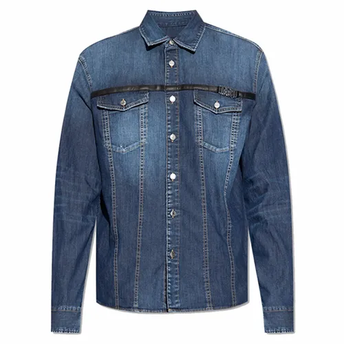 DSquared2 - Áo Sơ Mi Nam Dsquared2 Fashionable Long Sleeved Men's Denim Shirt S79DL0035S30341470 Màu Xanh Denim - Vua Hàng Hiệu