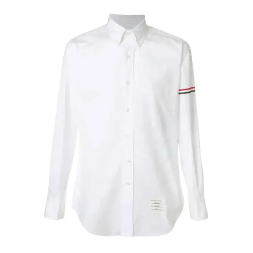 Áo Sơ Mi Nam Thom Browne Arm Band Button Down Oxford MWL001E 03113 100 Màu Trắng