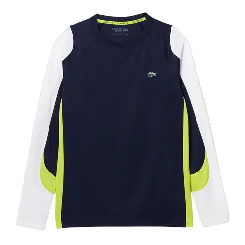 Áo Thun Dài Tay Nam Lacoste TH9419 Sport Tennis T-Shirt Phối Màu