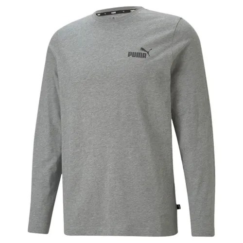 Thời trang - Áo Thun Dài Tay Nam Puma Essential Small Logo Longsleeve Tee 589027 Màu Xám Size S - Vua Hàng Hiệu
