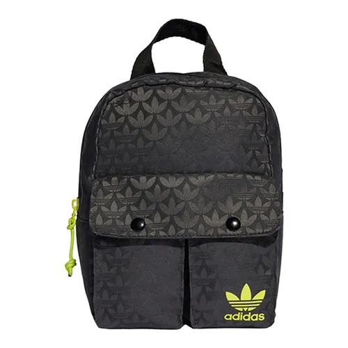 Balo Mini Nữ Adidas Trefoil Monogram Jacquard Mini Backpack II3414 Màu Đen