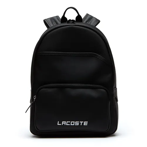 Túi xách - Balo Nam Lacoste Men's Petit Piqué Backpack NH2482UT Màu Đen - Vua Hàng Hiệu