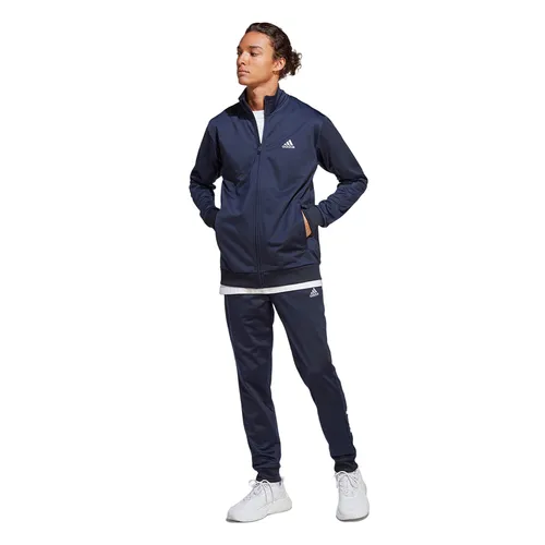 Bộ Thể Thao Nam Adidas Men's Tracksuit Linear Logo Tricot Blue HZ2219 Màu Xanh Navy Size 2XL