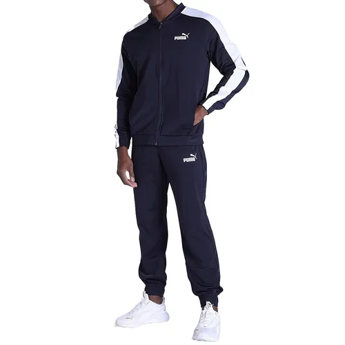 Thời trang - Bộ Thể Thao Nam Puma Baseball Sportswear 588961 Màu Xanh Navy Phối Trắng Size S - Vua Hàng Hiệu