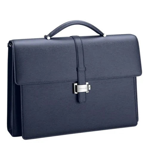 Cặp Xách Tay Nam Montblanc Westside 118630 Màu Xanh Navy