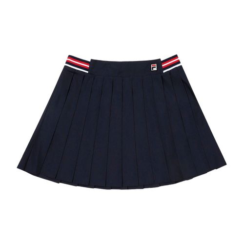 Chân Váy Nữ Fila Women's Lady Tennis Life Pleats Skirt FS2SKF2361F-INA Màu Xanh Navy