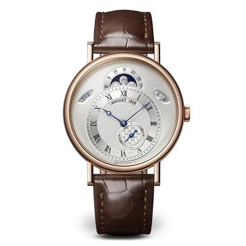 Đồng Hồ Nam Breguet Classique Day Date Moonphase Watch 7337BR/15/9VU Màu Nâu - Đồng hồ - Vua Hàng Hiệu