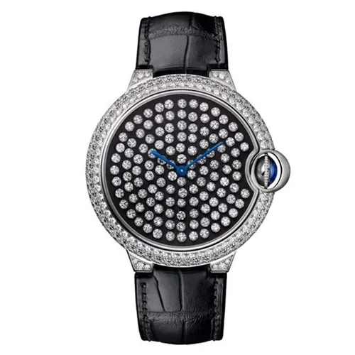 Đồng hồ - Đồng Hồ Nam Cartier Ballon Bleu HPI01062 42mm Màu Đen Trắng - Vua Hàng Hiệu