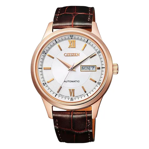Đồng Hồ Nam Citizen Automatic Men Watch NY4052-08A Màu Nâu