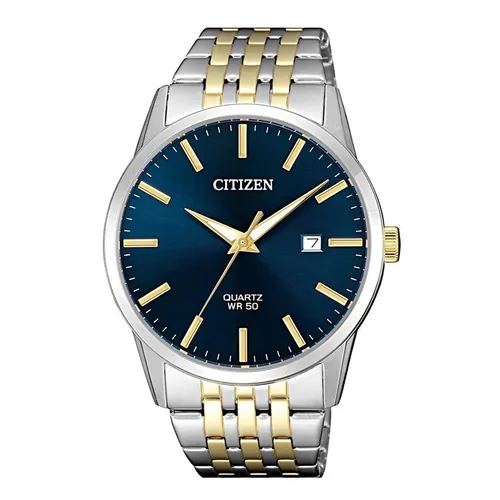 Citizen - Đồng Hồ Nam Citizen Quartz BI5006-81L Màu Xanh Bạc - Vua Hàng Hiệu