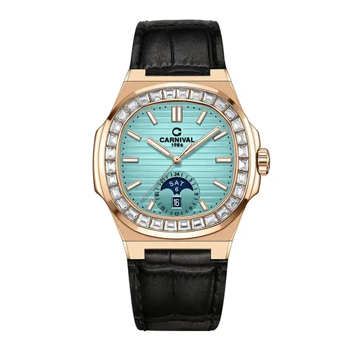 Đồng Hồ Nam I&W Carnival Nautilus Automatic 8110G-VH-DD-XDT Màu Đen Vàng