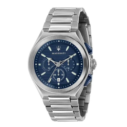 Đồng Hồ Nam Maserati Triconic Chronograph Quartz Blue Dial Men's Watch R8873639001 Màu Bạc - Đồng hồ - Vua Hàng Hiệu