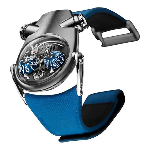MB&F - Đồng Hồ Nam MB&F HM10 Bulldog Titan Màu Xanh Xám - Vua Hàng Hiệu