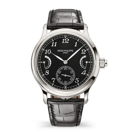 Đồng Hồ Nam Patek Philippe Grande Sonnerie 6301P Màu Đen