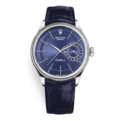 Đồng Hồ Nam Rolex Cellini Date 39mm White Gold Blue Blue 50519-0011 Màu Xanh Navy - Đồng hồ - Vua Hàng Hiệu