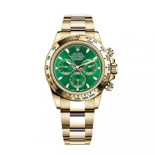 Đồng hồ - Đồng Hồ Nam Rolex Cosmograph Daytona Yellow Gold 116508-0013 Màu Vàng Xanh - Vua Hàng Hiệu