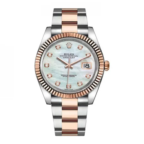 Đồng Hồ Nam Rolex Datejust 41mm 126331-0013 MOP Màu Bạc Vàng Hồng - Đồng hồ - Vua Hàng Hiệu