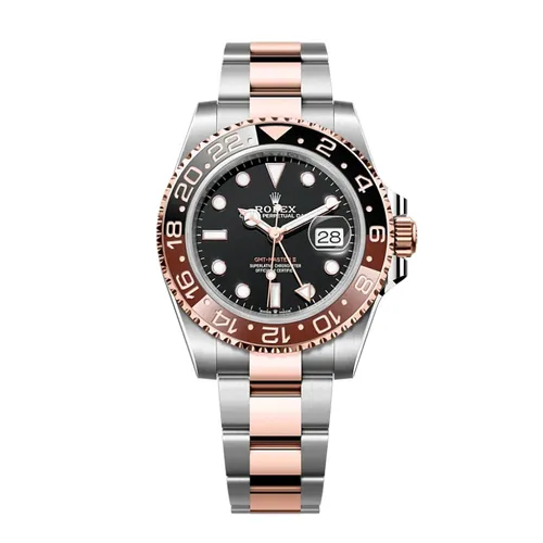 Đồng Hồ Nam Rolex GMT Master II Stainless Steel Rose Gold Black 126711CHNR-0002 Màu Bạc Vàng Hồng - Đồng hồ - Vua Hàng Hiệu