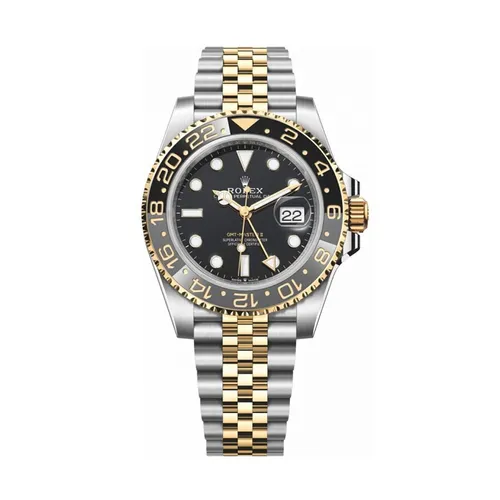 Đồng hồ - Đồng Hồ Nam Rolex GMT-Master II Yellow Gold/Steel Black Dial Ceramic Bezel Oyster Brace 126713GRNR-0001 Đen Vàng - Vua Hàng Hiệu