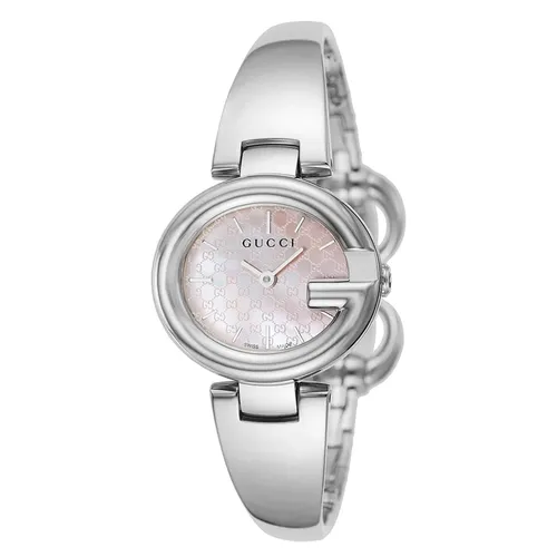 Đồng hồ - Đồng Hồ Nữ Gucci Shima Pink Pearl Dial Watch YA134510 Màu Bạc - Vua Hàng Hiệu