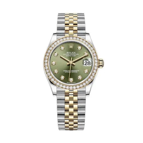 Đồng hồ Nữ Vàng - Bạc Thép không gỉ/Vàng 18k - Đồng Hồ Nữ Rolex Datejust 31mm 278383RBR Màu Bạc Vàng - Vua Hàng Hiệu
