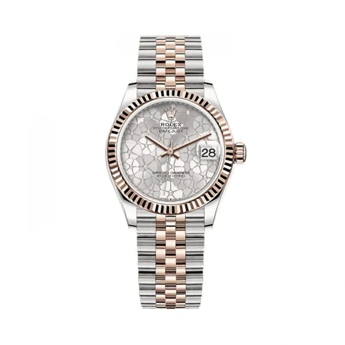 Đồng Hồ Nữ Rolex Datejust 31mm Stainless Steel And Rose Gold Floral Dial 278271-0032 Màu Bạc/Vàng Hồng - Đồng hồ - Vua Hàng Hiệu