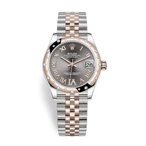 Đồng Hồ Nữ Rolex Datejust 31mm Stainless Steel And Rose Gold Rhodium 278341RBR-0030 Màu Bạc/Vàng Hồng - Đồng hồ - Vua Hàng Hiệu