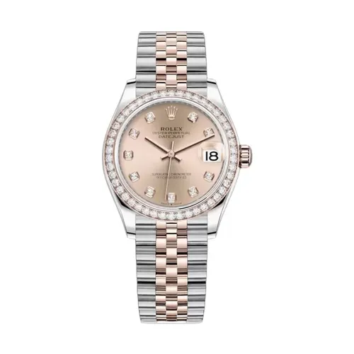 Đồng Hồ Nữ Rolex Datejust 31mm Stainless Steel Rose Gold 278381-0024 Pink Màu Bạc Vàng Hồng - Đồng hồ - Vua Hàng Hiệu