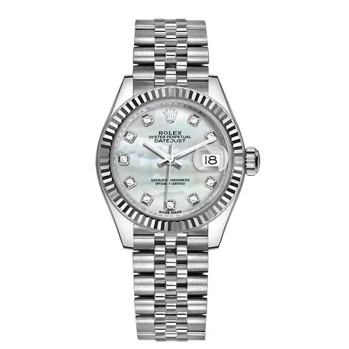 Đồng hồ - Đồng Hồ Nữ Rolex Lady Datejust 279174-0009 28mm Màu Bạc - Vua Hàng Hiệu