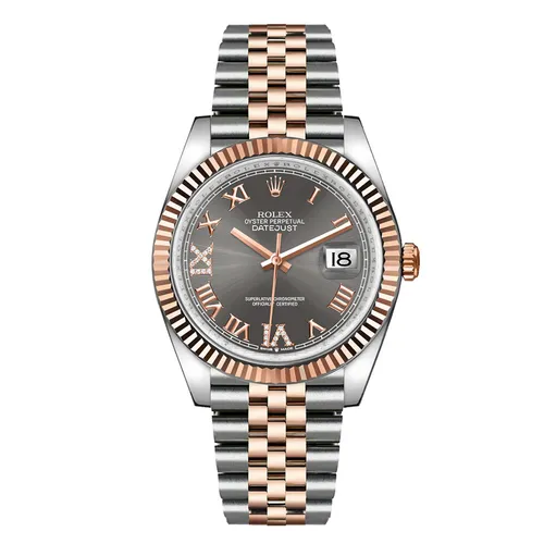 Đồng hồ - Đồng Hồ Rolex Datejust 36mm 126231-0023 Màu Demi (Vàng Hồng - Bạc) - Vua Hàng Hiệu
