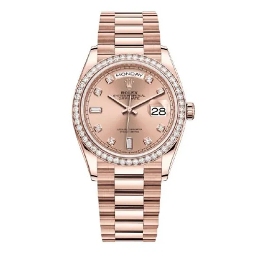 Đồng Hồ Rolex Day-Date 36mm 128345RBR-0009 Màu Vàng Hồng - Đồng hồ - Vua Hàng Hiệu