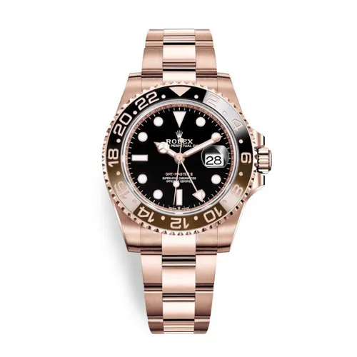 Đồng Hồ Rolex GMT Master II Everose Gold Black 126715CHNR-0001 Màu Vàng Hồng - Đồng hồ - Vua Hàng Hiệu