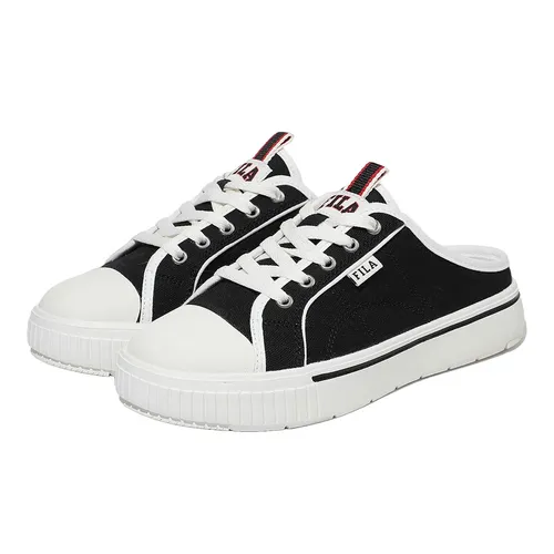 Giày Fila - Giày Hở Gót Fila Court Lite Mule 1TM01782F-001 Màu Đen - Vua Hàng Hiệu