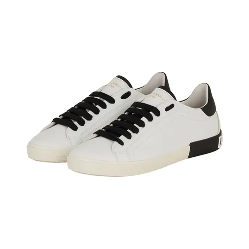 Giày Unisex Sneakers - Giày Sneaker Nam Dolce & Gabbana D&G CS2203 AM77989697 Màu Đen Trắng Size 40.5 - Vua Hàng Hiệu