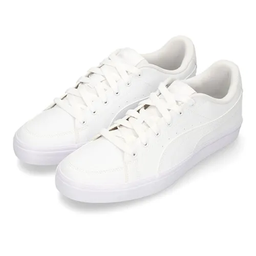 Giày Sneaker Unisex Puma V Court Vulc V Coat Bulk 389907-01 White Màu Trắng Size 42