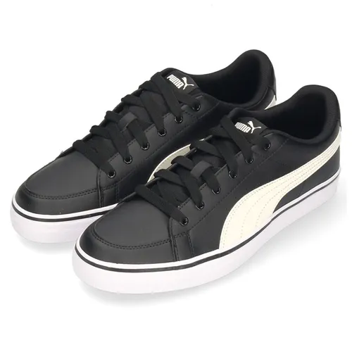 Giày Sneaker Unisex Puma V Court Vulc V Coat Bulk 389907-02 White Màu Đen Size 40 - Giày - Vua Hàng Hiệu