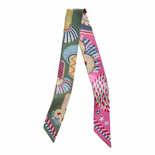 Khăn Nữ Hermès Epaulettes De Gala Twilly Phối Màu