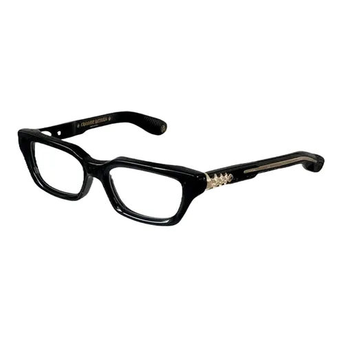 Kính Mắt Cận Chrome Hearts Asstraordinaire A BK-18KGP Màu Đen - Kính mắt - Vua Hàng Hiệu