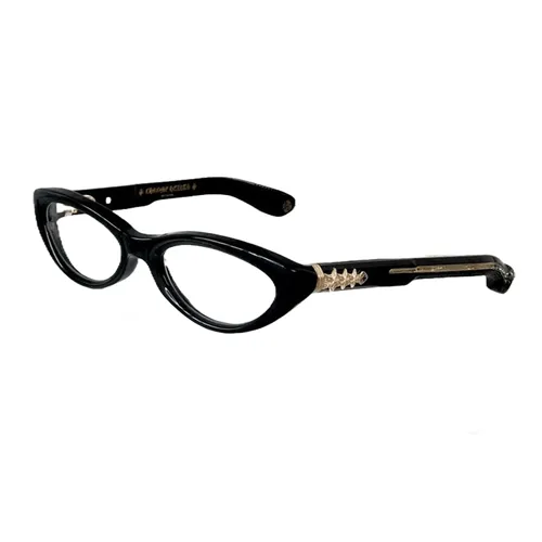 Chrome Hearts - Kính Mắt Cận Chrome Hearts Blaster A BK 18KGP Màu Đen - Vua Hàng Hiệu
