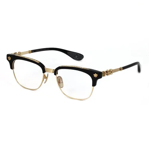 Kính Mắt Cận Chrome Hearts Bonennoisseur II BKGP Màu Đen Vàng
