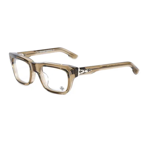 Kính Mắt Cận Chrome Hearts Crypdic ARY Màu Nâu Sáng