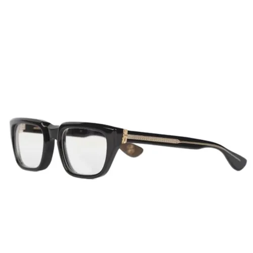 Kính Mắt Cận Chrome Hearts Optitcal BK 18KGP Màu Đen