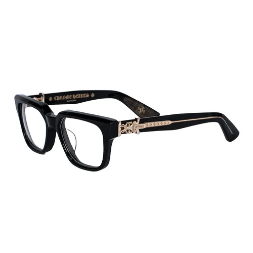 Kính Mắt Cận Chrome Hearts Vagillionaire II BK-18KGP Màu Đen - Kính mắt - Vua Hàng Hiệu