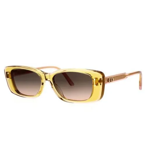 Kính Mát Nữ Dior DiorHighlight S2I 66F2 Màu Vàng
