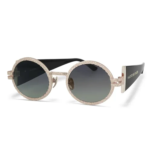 Kính mắt Saint De Paris & Crew No 9 - Kính Mát Nữ Saint De Paris & Crew No 9 Gabrielle Black Gold CN9 Sunglasses Phối Màu - Vua Hàng Hiệu