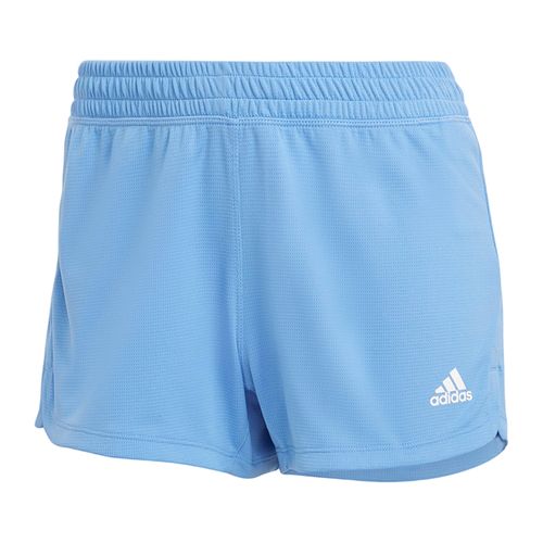 Quần Short Nữ Adidas Pacer 3-Stripes Knit HR7825 Màu Xanh Blue Size 2XS