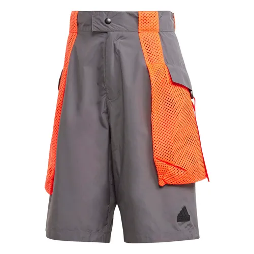 Quần Short Nam Adidas Premium City Escape IC3730 Màu Xám Cam Size S